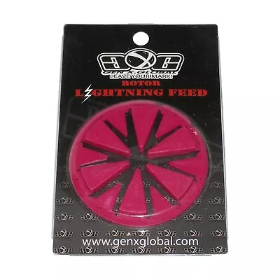 Lightning DYE Rotor 2010 12 13 Loader Hopper Speed Feed Gate Collar Lid HOT PINK • $8.50