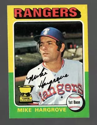 1975 Topps Mike Hargrove Texas Rangers #106 Excellent • $1.95