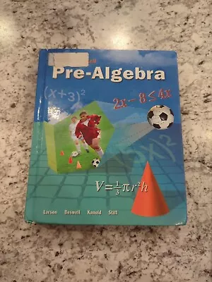 McDougal Littell Math Ser.: Pre-Algebra : Pupil's Edition (2005 Hardcover) • $20