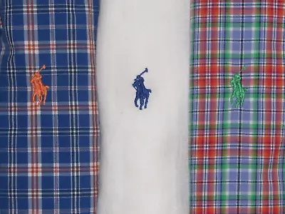 Lot Of 3 Ralph Lauren Polo Big Tall Mens 3xb Button Shirts Pony • $64.77