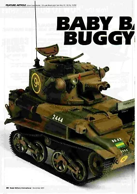 Ppot52 Model Kit Feature/review - Vulcan Scale Models 1:35 British Light Tank • $11.21