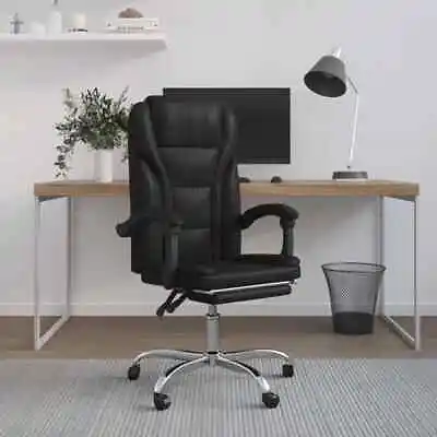 NNEVL Reclining Office Chair Black Faux Leather • $279.99