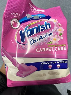 Vanish Gold Carpet & Rugs 5 X More Dirt Cleaner Stain Remover Powder 650G Uk • £11.99