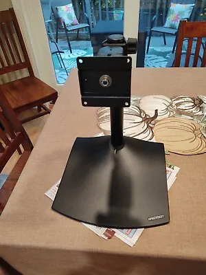 Single VESA Monitor Stand Free Standing Desk Riser Base 100mm And 75mm New Item • $8.50