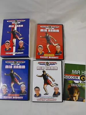 MIA HAMM & TIFFENY MILBRETT Soccer Secrets & Fitness: The Series 3 DVD Set • $2.99