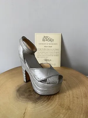 £10 • Buy Just The Right Shoe By Raine Silver Cloud Item 25007 In Box
