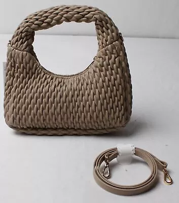 H&M Women's Detachable Strap Quilted Crossbody Bag CA4 Beige One Size NWT • $20.99