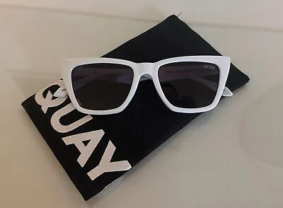 $70 • Buy Quay Call The Shots White Sunglasses