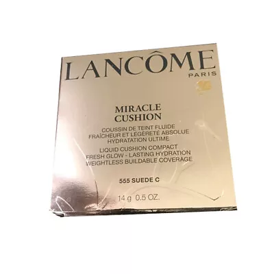 Lancome Miracle Cushion Compact Foundation 555 Suede C - Brand New And Boxed • £27.99