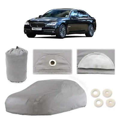 BMW 7 Series Long New Gen 4 Layer Car Cover Outdoor Water Proof Rain Sun Dust • $50.95