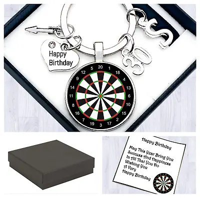 60th. 70th. 80th Birthday Gift. Darts Player Gift. Keyring. Darts Team Gift • £5.95