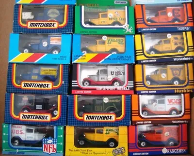 Various Matchbox MB38 Ford Model A Vans   BOXED • £3.25