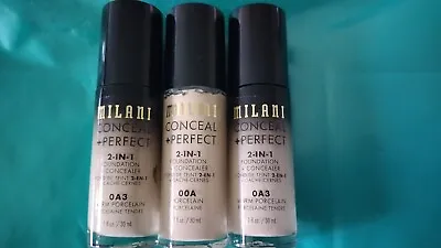 Milani Conceal +Perfect Remaining Shades Left. • £6