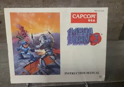 Mega Man 3 Nintendo NES Authentic Manual • $19.99