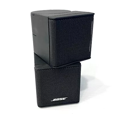 1 Bose Lifestyle Acoustimass Jewel Mini Double Cube Speaker Black Tested Works • $27