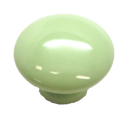 $1.25 • Buy BELWITH Green Round Cabinet Knob Pull 1-3/8  Ceramic P618-MJ Kitchen Hardware