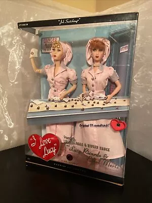 Barbie Pink Label Lucy & Ethel Dolls I Love Lucy Job Switching 2008 Mattel L9585 • $46