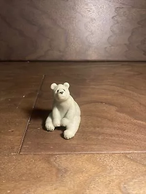 Second Nature Design Quarry Critters Bam Bam Gray Polar Bear Figurine 2000 • $10.25