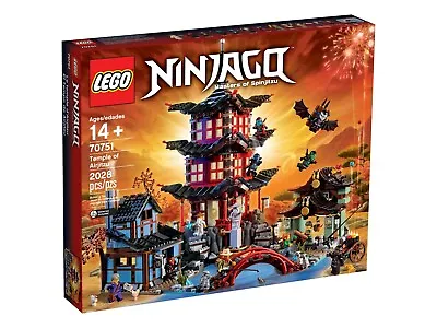 LEGO Ninjago 70751 Temple Of Airjitzu BRAND NEW SEALED - Retired & Rare Set • $849.95