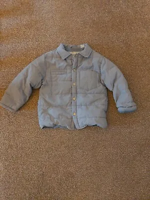 Boys Zara Padded Jacket/ Coat Blue Age 3/4 Years • £7.99