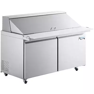 60  ADA Height 2 Door Mega Top / Cutting Top Refrigerated Sandwich Prep Table • $3886