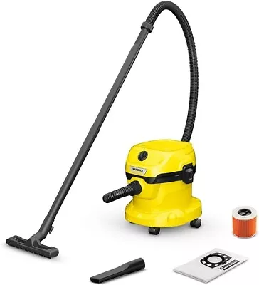 NEW~ Kärcher Wet & Dry Vacuum Cleaner WD 2 Plus 1000W 240V FASTSHIPPING • £57.48