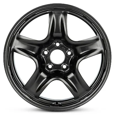 New Wheel For 2005-2012 Chevrolet Malibu 17 Inch Black Steel Rim • $122.51