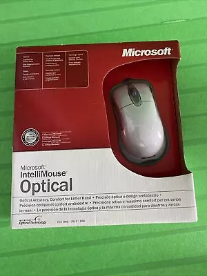 Microsoft IntelliMouse Optical Mouse New D58-00025 USB PS/2 Wired • $89.78