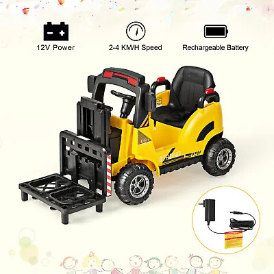 £149.99 • Buy 12V Electric Forklift Kids Ride On Truck W/Fork 3-7 Years Old Children Xmas Gift