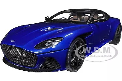 Aston Martin Dbs Superleggera Rhd Zaffre Blue Met. 1/18 Model Car Autoart 70294 • $219.99