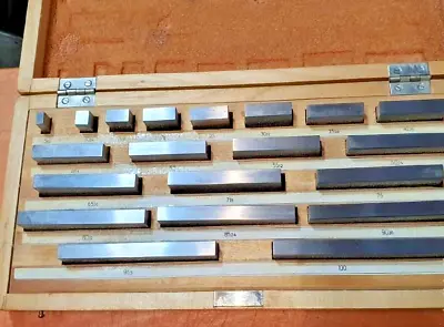 Precision Metric Gauge Block (20 Pcs) USSR GOST 9038-90 No21 • $155