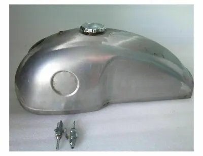 Fit Benelli Mojave Cafe Racer Raw Steel Fuel Petrol Tank With Cap And Tap • $273