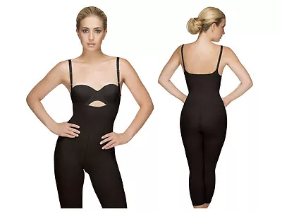 New Comfy Vedette #707 Open Bust Capri Control Body Shapers Size Small • $30