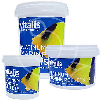 Vitalis Platinum Marine Pellets XS (1mm) Fish Food Reef Healthy Aquarium Tank • £14.49