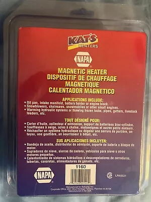 Kat's Napa Magnetic Heater - 1160 • $120