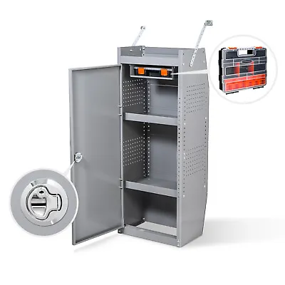 CAB-4618 Steel Van Storage Cabinet 46  Locking Tool Cabinet With Shelves • $369.90
