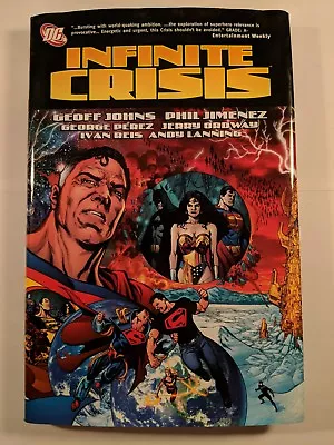 Infinite Crisis By Geoff Johns (2006 Hardcover Revised) • $35