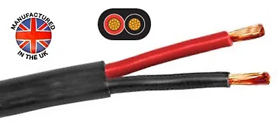 £4 • Buy Thin Wall TWIN CORE Cable 2 X 3.0mm² (12AWG) 33amp,  Auto, Marine,   TCC230TW
