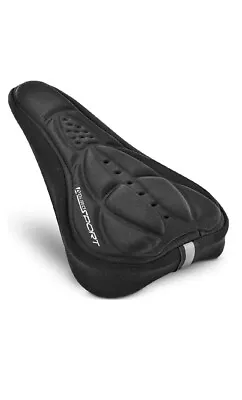 ADURO Sport Bike Seat Cushion Cover With Memory Foam Black Soft Water Resistant • $19.98