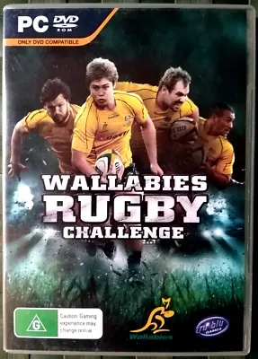 Pc Dvd-rom Game - Wallabies Rugby Challenge /tru-blu Games - Very Good Condition • $8.50