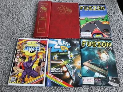 £16.99 • Buy Zzap! 64 A5 Version With New Binder, Commodore Zone A5 & Fusion 64 A5 Version