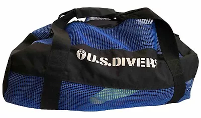 U.S. Divers Scuba Bag Large Heavy Duty Mesh Blue Black • $19.79