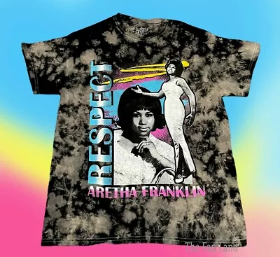 New Aretha Franklin Respect Tie Dye Mens Vintage T-Shirt • $22.95
