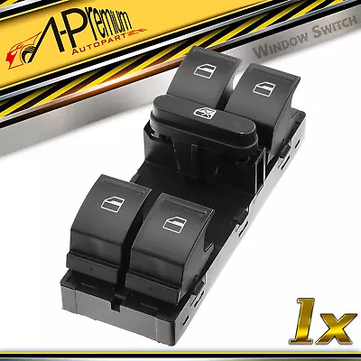 Master Power Window Switch For Volkswagen Amarok S1B Golf MKV 1K1 Jetta 162 163 • $21.99