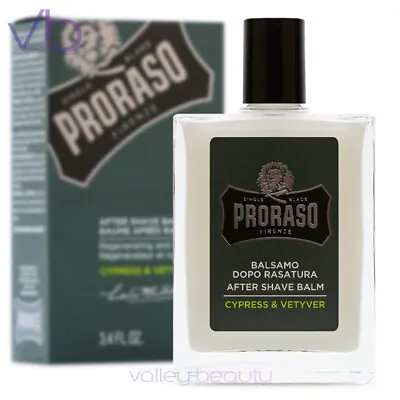 PRORASO Single Blade Cypress & Vetyver Professional After Shave Balm 100ml • $20