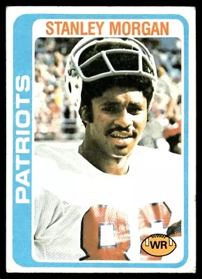 1978 Topps Football Card Stanley Morgan RC New England Patriots #361 VG-EX • $1