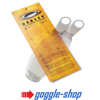 GENUINE OAKLEY CROWBAR LAMINATED MOTOCROSS TEAR OFFS GOGGLES Flippers 14 PACK • $23.03