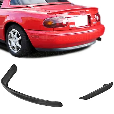 [SASA] Fit For 90-97 Mazda Miata MX5 RS Style JDM PU Rear Bumper Lip Splitter • $54.99