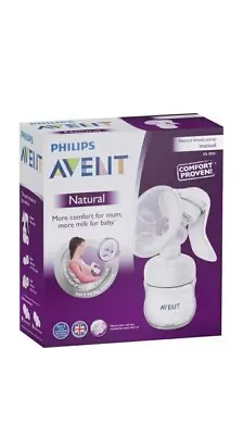 $92 • Buy Philips Avent Natural Breast Pump - Manual - Comfort Proven.