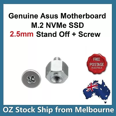 M.2 Screw+Screw Hex Nut Stand Off For Asus MAXIMUS VIII Z170 Z170I Z270I PRO • $8.99